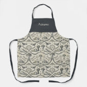 Tablier Colonial Blue Harvest Toile Personalized (Recto)