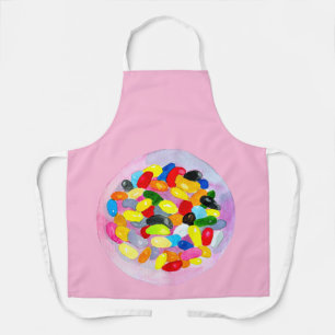 Tablier Colonnes sucrées et colorées de bonbons