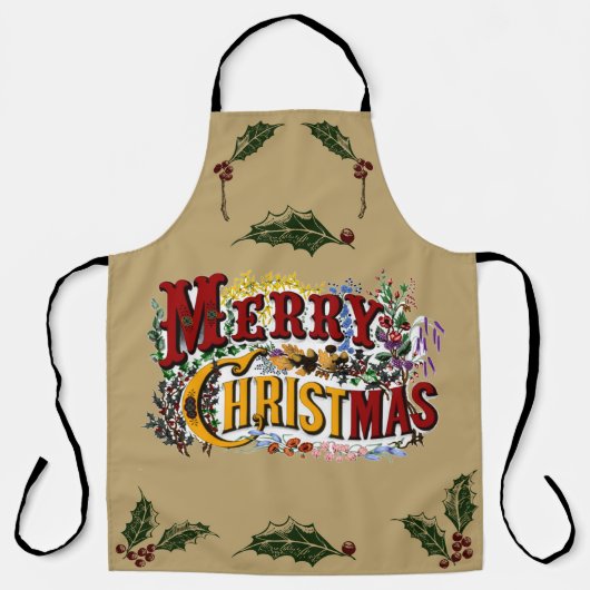 Tablier Coloré 1876 Joyeux Noël (Recto)