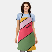 Tablier coloré clair et vif (Porté)