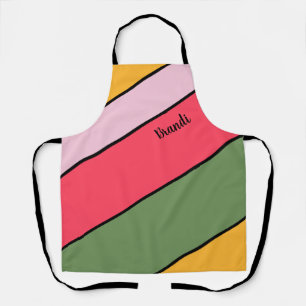 Tablier coloré clair et vif