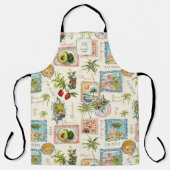 Tablier Coloré Mexique Voyage Imprimer Monogramme (Recto)