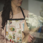 Tablier Coloré Mexique Voyage Imprimer Monogramme<br><div class="desc">Apportez une touche mexicaine vibrante dans votre cuisine avec cet tablier coloré, avec des illustrations peintes de fruits tropicaux, de palmiers, des scènes de voyage vintage et des détails festifs. Parfait pour les cuisiniers, boulangers ou tous ceux qui aiment divertir avec style, cet tablier allie fonctionnalité et flair artistique. Personnalisez...</div>
