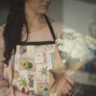 Tablier Coloré Mexique Voyage Imprimer Monogramme