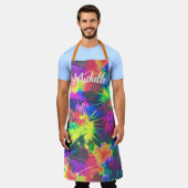 Tablier Coloré teint personnalisé (Porté)