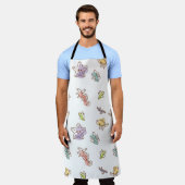 Tablier Colored sealife pattern with seastars and fishes v (Porté)