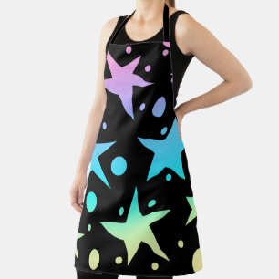 Tablier Colorée Ombre Stars et collection Pois