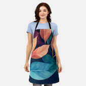 Tablier Colorful Abstract Leaves (Porté)