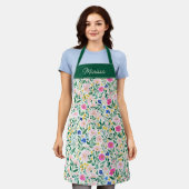 Tablier Colorful Floral Personalized  (Porté)