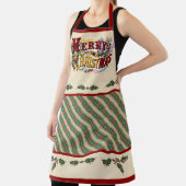 Tablier Colorful "Merry Christmas" Apron (Insitu)