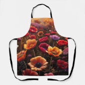 Tablier Colorful Poppies (Recto)