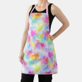 Tablier Colorful Rainbow Tie Dye Watercolor (Insitu)