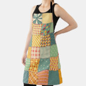 Tablier Colorful seamless patchwork pattern with abstract (Insitu)