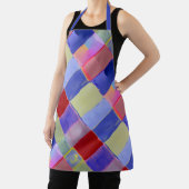 Tablier  colorful  squres -  modern abstract   (Insitu)