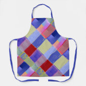 Tablier  colorful  squres -  modern abstract   (Recto)