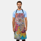 Tablier Colorful Suns by Lydia's Art Sangria (Porté)