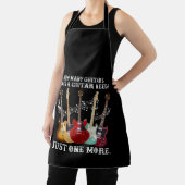 Tablier Combien De Guitares Cadeaux Pour Guitare Player (Insitu)