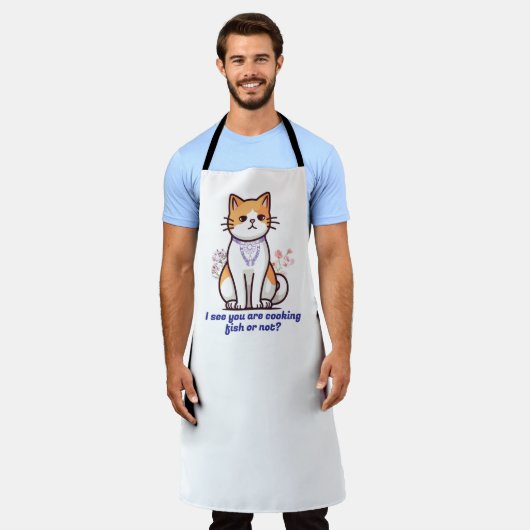 Tablier Comfortable & custom design cooking apron for both (Porté)
