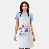Tablier Comfortable & custom design cooking apron for both (Porté)