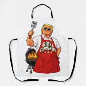 Tablier Commandant du Grill Barbecue (Recto)