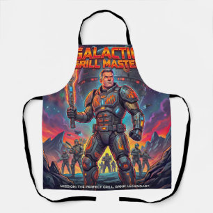 Tablier Commandant Galactique BBQ Ultime de Science-Fictio