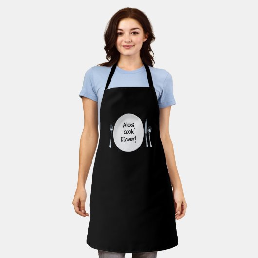 Tablier Commande Alexa en noir (Porté)