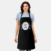 Tablier Commande Alexa sur assiette blanche (Porté)