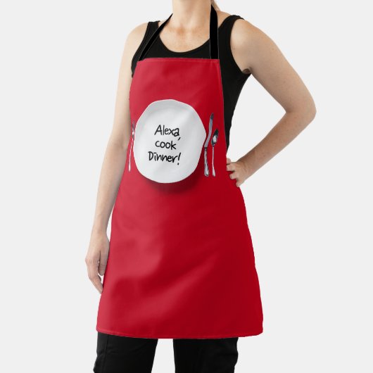 Tablier Commande Alexa sur plaque blanche (Insitu)
