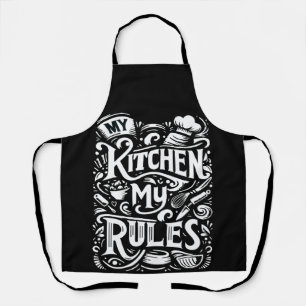 Tablier Commande culinaire - Ma cuisine, Mes règles