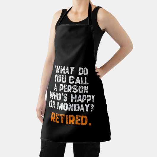 Tablier Comment appelez-vous une personne qui est heureuse (Insitu)