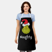 Tablier Comment le pouce a volé Noël | Naughty Grinch (Porté)