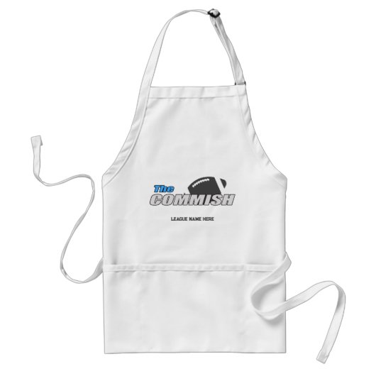 Tablier Commish Custom Apron Imaginaire Football Ajouter l (Devant)