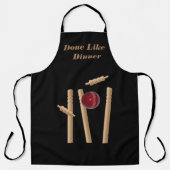 Tablier complet imprimé Cricket, fait comme le dîn (Recto)