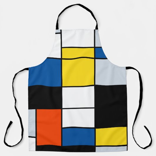Tablier Composition A de Piet Mondrian - Art Moderne Abstr (Recto)