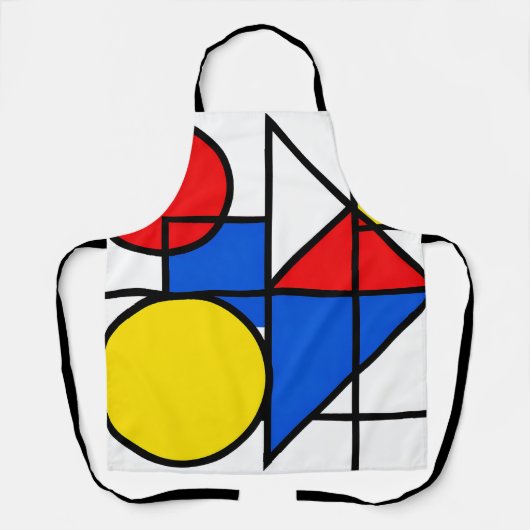 Tablier Composition de couleurs primaires de Mondrian (Recto)