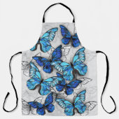 Tablier Composition des White and Blue Butterflies (Recto)