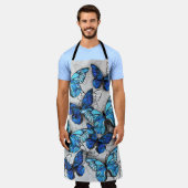 Tablier Composition des White and Blue Butterflies (Porté)