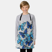 Tablier Composition des White and Blue Butterflies (Porté)