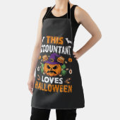 Tablier Comptable Aime Halloween Citrouille Comptable Desi (Insitu)