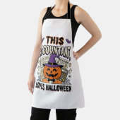 Tablier Comptable d'Halloween Drôle Saison fiscale effraya (Insitu)