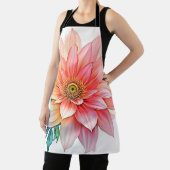 Tablier Conception Abstraite de fleurs pétales douces (Insitu)