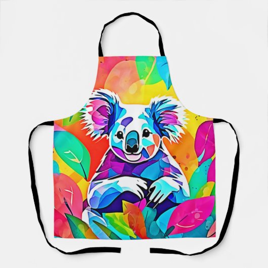 Tablier Conception Abstraite de Koala (Recto)