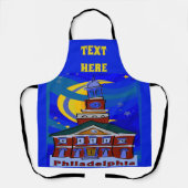 Tablier Conception abstraite de Philadelphie ajouter du te (Recto)
