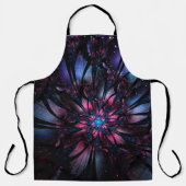 Tablier Conception Abstraite des fleurs fractales. (Recto)