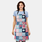 Tablier Conception Charming Cute Patchwork (Porté)
