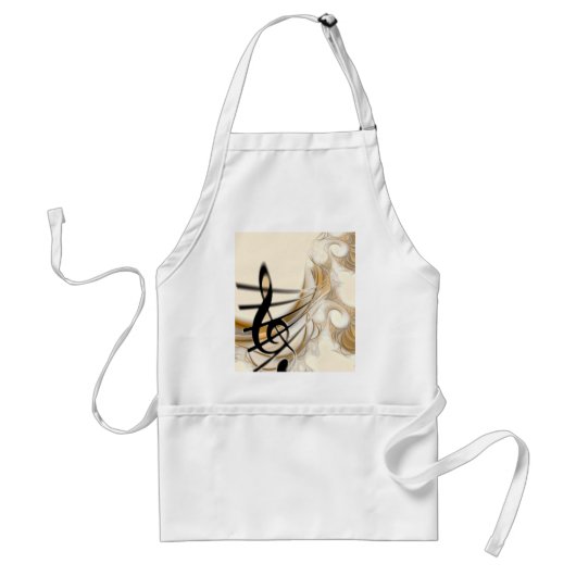 Tablier Conception d'accessoire de partition de musique cl (Devant)