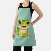 Tablier Conception d'animal Kawaii de grenouille mignonne (Insitu)