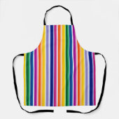Tablier Conception de bandes verticales colorées (Recto)