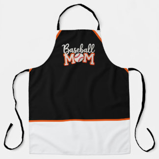 Tablier Conception de boîte-cadeau « Baseball M❤️M » Maman