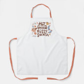 Tablier Conception de cacao chaud et de chaussettes moelle (Recto)